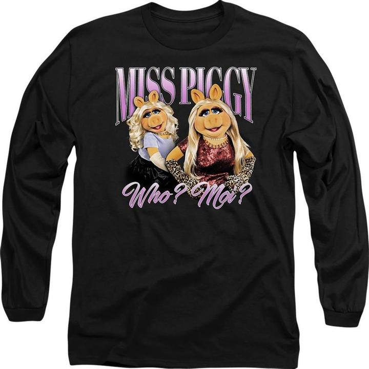 Actual product image Gildan Unisex Adult Bootleg Miss Piggy T-Shirt (XL)