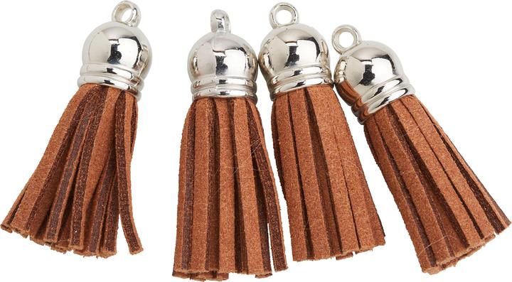 Actual product image Hobby & Crafting Fun Leather tassels (Leather)