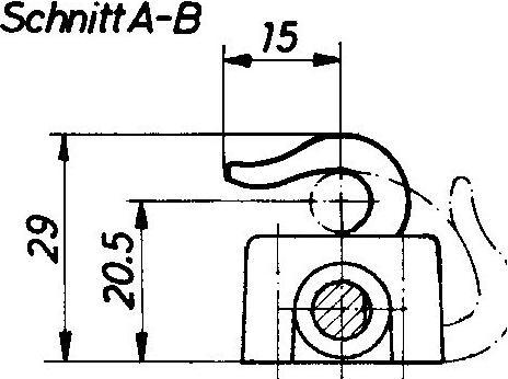 Actual product image Hekna Espagnolette lock 3080 OBJEKT UNIVERSAL SYSTEM 24 backset 38 mm, steel
