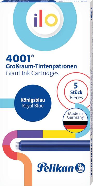 Image du produit Pelikan Cartouche d'encre Ilo bleu royal (cartouches d'encre, Bleu roi)