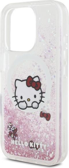 Productafbeelding Hello Kitty HKHMP16XLSWKH iPhone 16 Pro Max 6,9" biały/witte hardcase Liquid Glitter Sweet Kitty B (Apple iPhone 16 Pro Max)