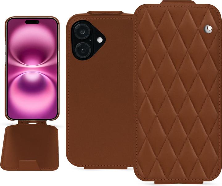 Actual product image Noreve Vertical leather shell (Apple iPhone 16 Plus)