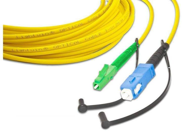 Produktbild Wirewin Lightwin LWL-Patchkabel Singlemode LC/APC – SC, OS2, Simplex, 40 (40 m)