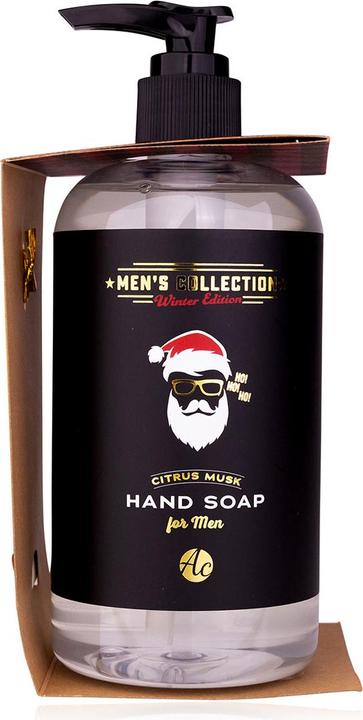 Accentra Seifenspender mit Handseife für Männer inkl. Flaschenöffner (Handseifenspender, 400 ml)