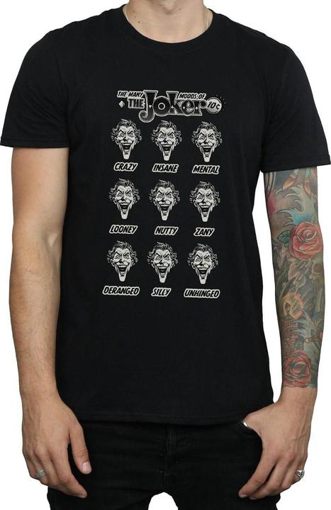 Image du produit - T-shirt THE JOKER THE MANY MOODS OF THE JOKER - Homme (XXL)