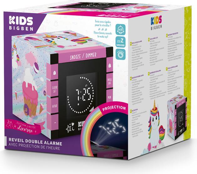 Produktbild Bigben Kids Wecker R70 Unicorn 3 (m. Projektor)