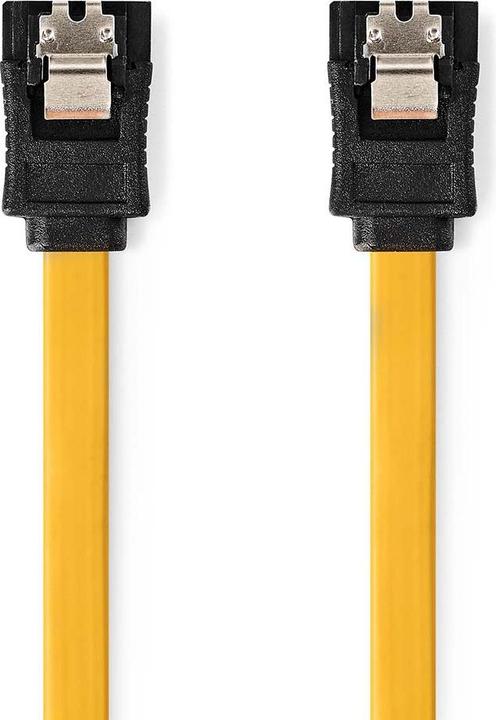 Image du produit Nedis Câble SATA | 6 Gbps | SATA 7 broches femelle | SATA 7 broches femelle | Nickelé | 0.50 m | Plat | PV