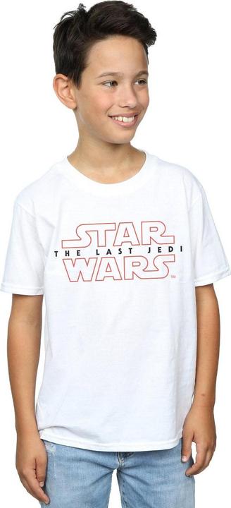 Actual product image Star Wars Boys The Last Jedi Logo T-Shirt (116)