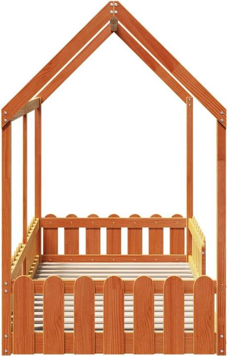 Produktbild VidaXL Kinderbett Hausbett Kiefer (90 x 200 cm)