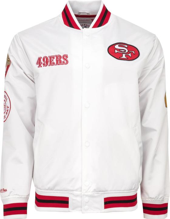 Produktbild Mitchell & Ness City Lightweight Satin Jacke San Francisco 49ers - M (M)