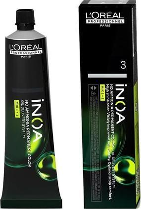 L'Oréal Professionnel INOA sin amoniaco 3 Castaño Oscuro 60ml (3)