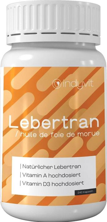 Produktbild indyvit Lebertran-Kapseln (240 Stück, Kapseln)