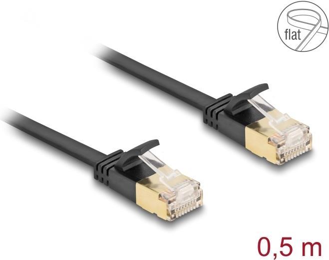 Immagine prodotto Delock Cavo di rete RJ45 Cat.6A da spina a spina con robu (U/FTP, CAT7, 0.50 m)