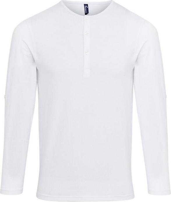 Premier Long John TShirt mit gerollten Ärmeln