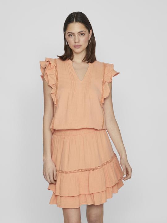 Actual product image Vila Ruched top with short sleeves (40)