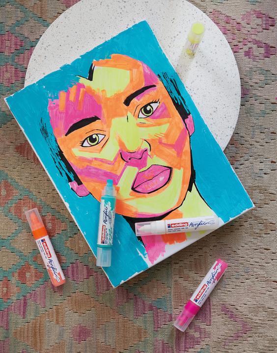 Produktbild Edding Acrylmarker 5000 (Weiss, 10 mm, 1 x)