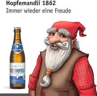 Actual product image Brauerei Baar Baarer Hopfemandli 1862 original box / (24 x 33 cl)
