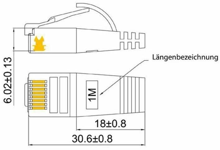 Image du produit Wirewin Câble de réseau (STP, CAT6, 7.50 m)