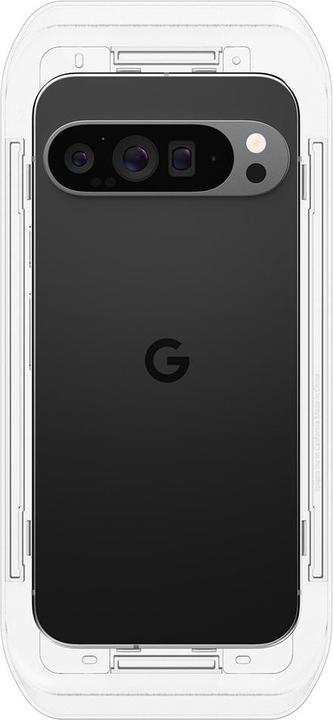 Actual product image Spigen EZ Fit Tempered Glass Clear Screen Protector Google Pixel 9 Pro XL 2-Pack (2 Piece, Google Pixel 9 Pro XL)