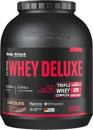 Actual product image Body Attack Extreme Whey Deluxe (2300g tin) (White chocolate, 1 pcs., 2300 g)