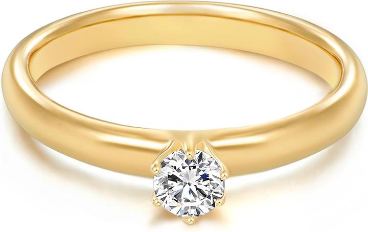 Produktbild Trilani Damen Sterling Silber Zirkonia gelbgold - 4140 (50, 925 Silber)