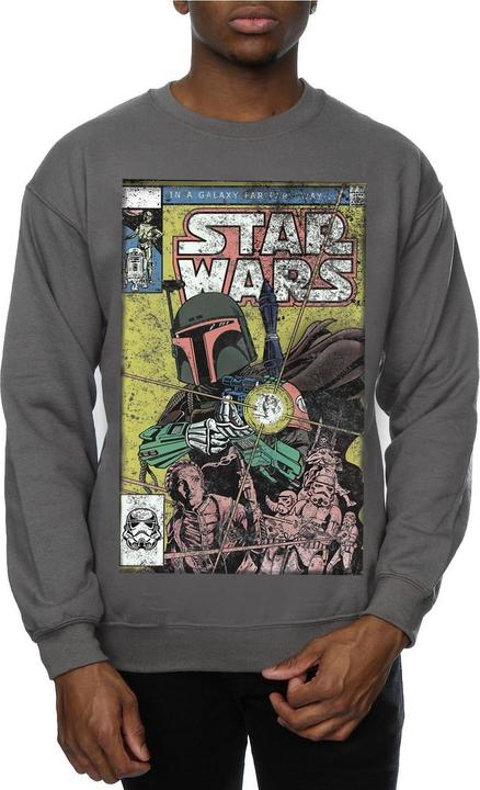 Immagine prodotto Star Wars Boba Fett Comic Felpa Uomo (L)