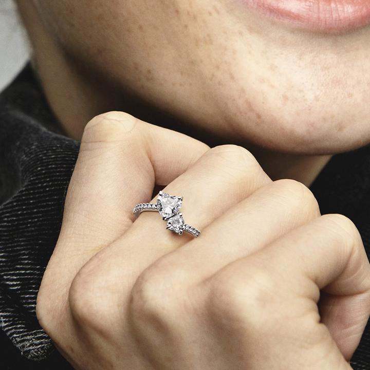 Immagine prodotto Pandora Anello cuori scintillanti (56, 925 Argento)