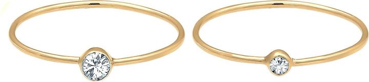 Immagine prodotto Elli Set di anelli, anello solitario (54, 925 Argento)