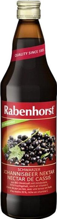 Produktbild Rabenhorst Schwarze Johannisbeere Nektar Bio (6 x 75 cl)