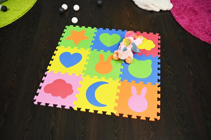 Produktbild Knorrtoys Puzzlematte - „Formen“ /9-tlg./30cm (30 x 31.5 x 30 cm)