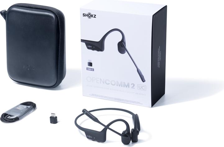 Actual product image Shokz OpenComm2 UC (USB-C) (No noise cancelling, 16 h, Wireless)