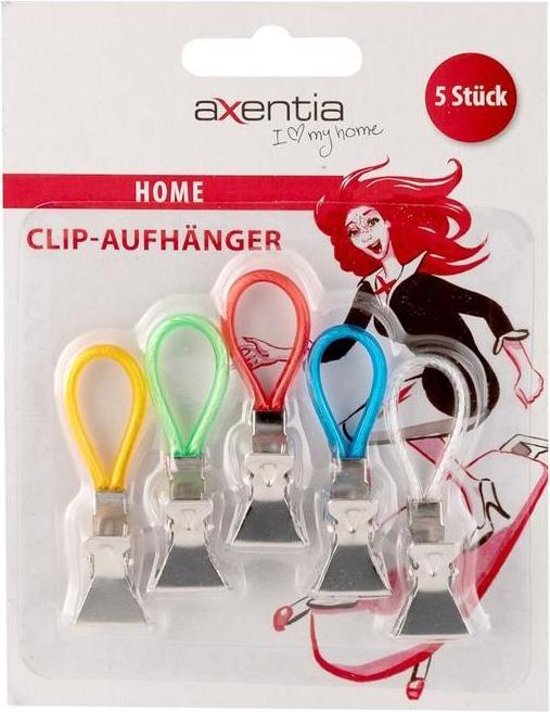 Image du produit Axentia Clip de suspension chromé, 5 pcs.
