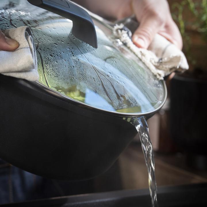Actual product image Tefal Robusto - Braadpan - 28 cm + deksel (28 cm, Frying pan, Aluminium)