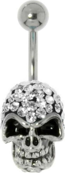 Actual product image Bijouteria Bellypiercing (Stainless steel, Brass, Crystal)