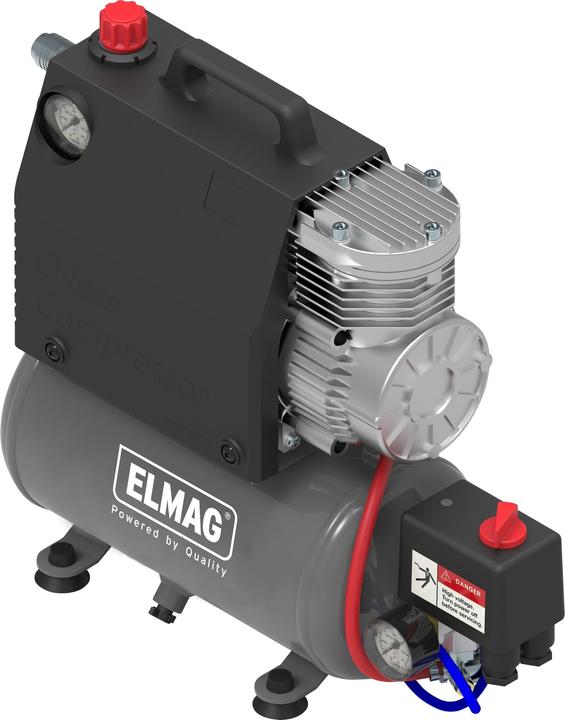 Image du produit Elmag Compresseur spécial SANS HUILE SILVERSTONE 2 (8 bar, 5 l)