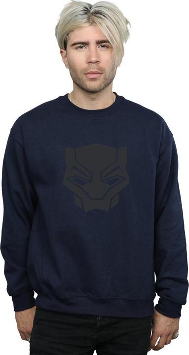 Image du produit Mens Black Panther Black On Black Cotton Sweatshirt (L)