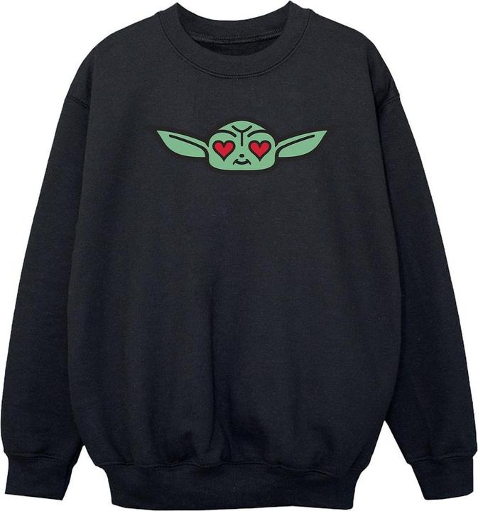Star Wars The Mandalorian Grogu Heart Eyes Sweatshirt Mädchen