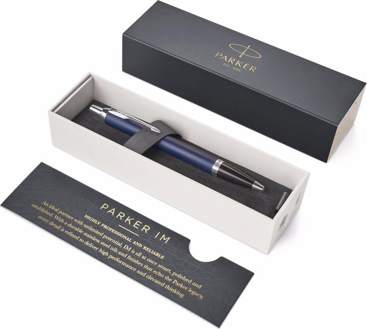 Actual product image Parker Pen IM Matte Blue C.C. (Blue, 1 x)