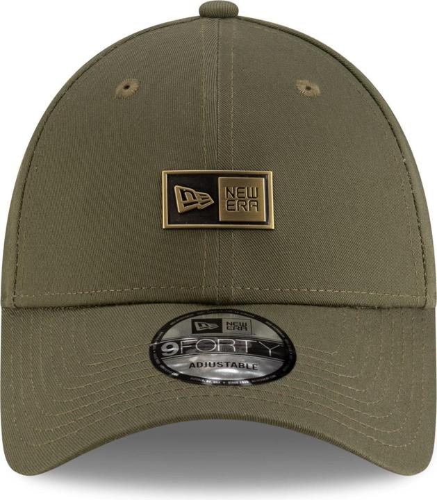 Produktbild New Era 9Forty Strapback Cap - METAL BADGE oliv