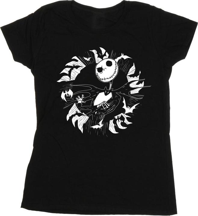 Disney Nightmare Before Christmas Jack Bat Circle TShirt (L)