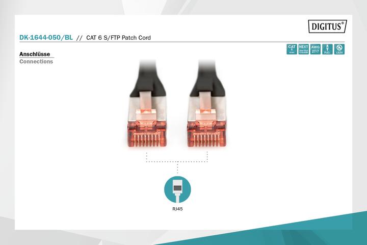 Immagine prodotto Digitus Cavo di rete (S/FTP, CAT6, 5 m)