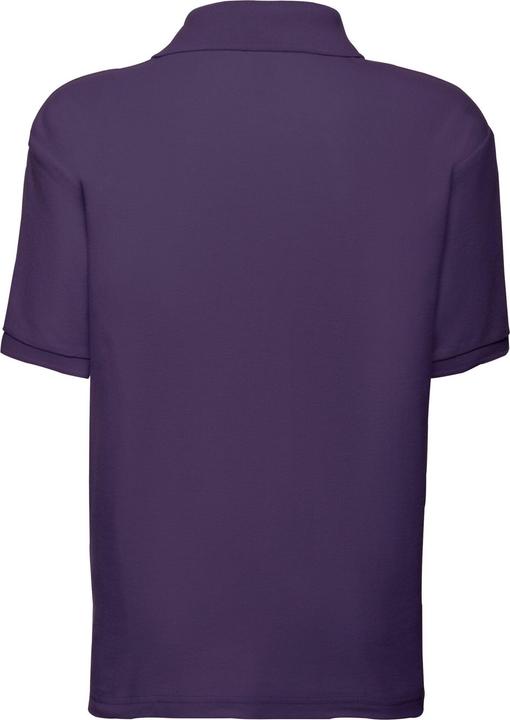 Actual product image Fruit of the Loom Childrens/Kids 65/35 Plain Pique Polo Shirt (104)