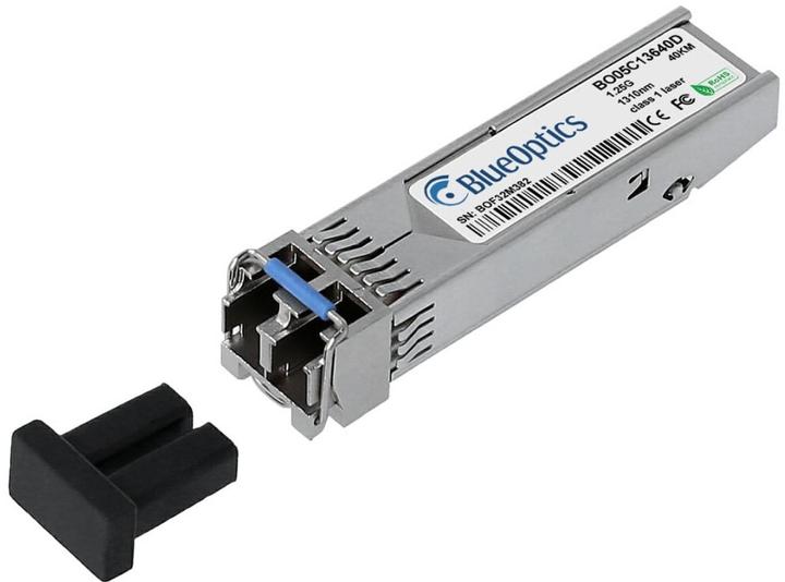 Produktbild BlueOptics Kompatibler Hirschmann 942 024-001 BO05C13640D SFP Transceiver, LC-Duplex, 1000BASE-LH, Singlemode