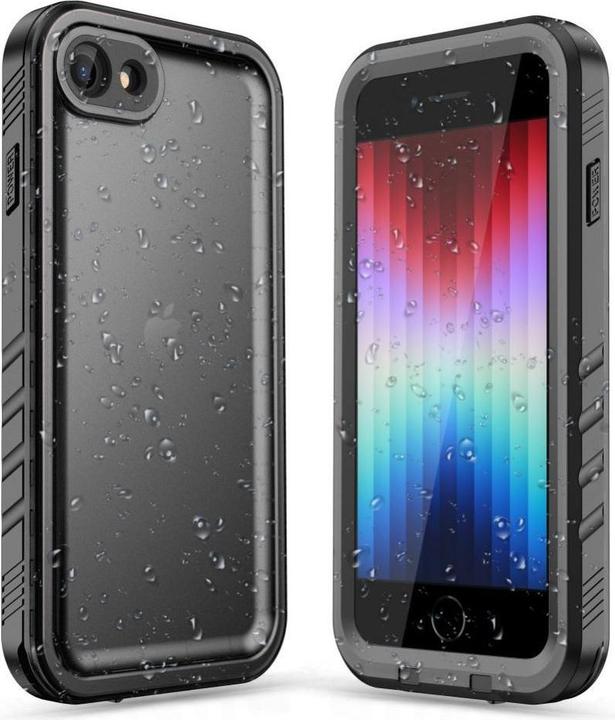 Actual product image Tech Technology protected CASE TECHNOLOGY PROTECTED BODY IP68 IPHONE 7/8/SE 2020/2022 Black universal (Apple iPhone 7)