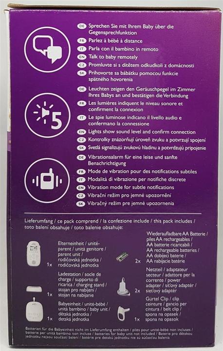 Productafbeelding Philips Avent Dect SCD723/26 (Babyfoon Audio, 330 m)