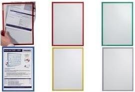 Immagine prodotto Franken Tasca trasparente FRAME IT X-tra!Line, DIN A4, blu autoadesivo, portadocumenti, trasparente (A4, 1 x)