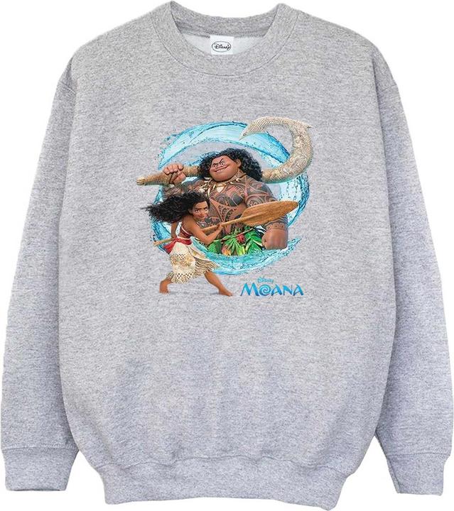 Disney Moana And Maui Wave Sweatshirt (L)