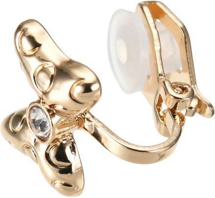 Actual product image Disney Minnie Ohrring (für ein Ohr) mit Punkteschleife (Zinc alloy, Silicone, Brass)