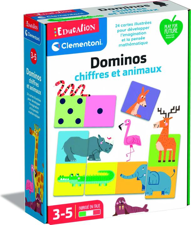 Actual product image Clementoni Animal's Domino (Italian)
