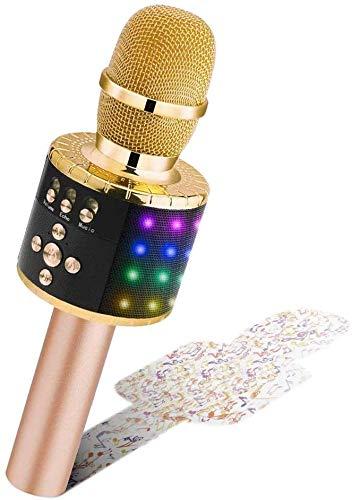 Actual product image Bonaok Bluetooth Karaoke Microphone